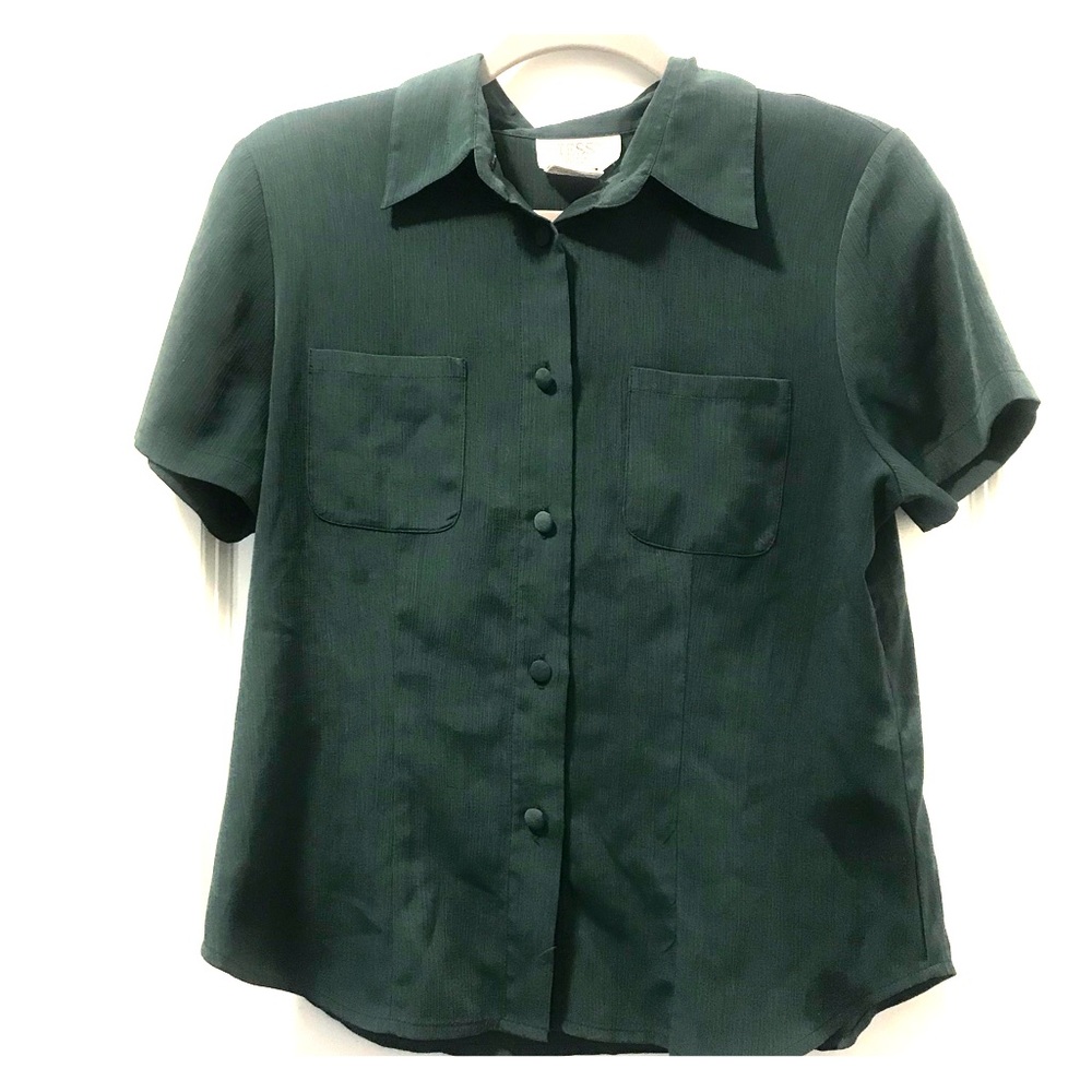 Forest Green Button Down